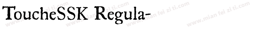 ToucheSSK Regula字体转换